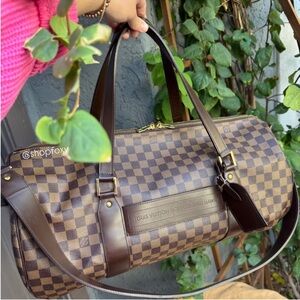 Louis Vuitton Vintage Damier Ebene Golf Cup 2003 Sac Polochon 55 Keepall